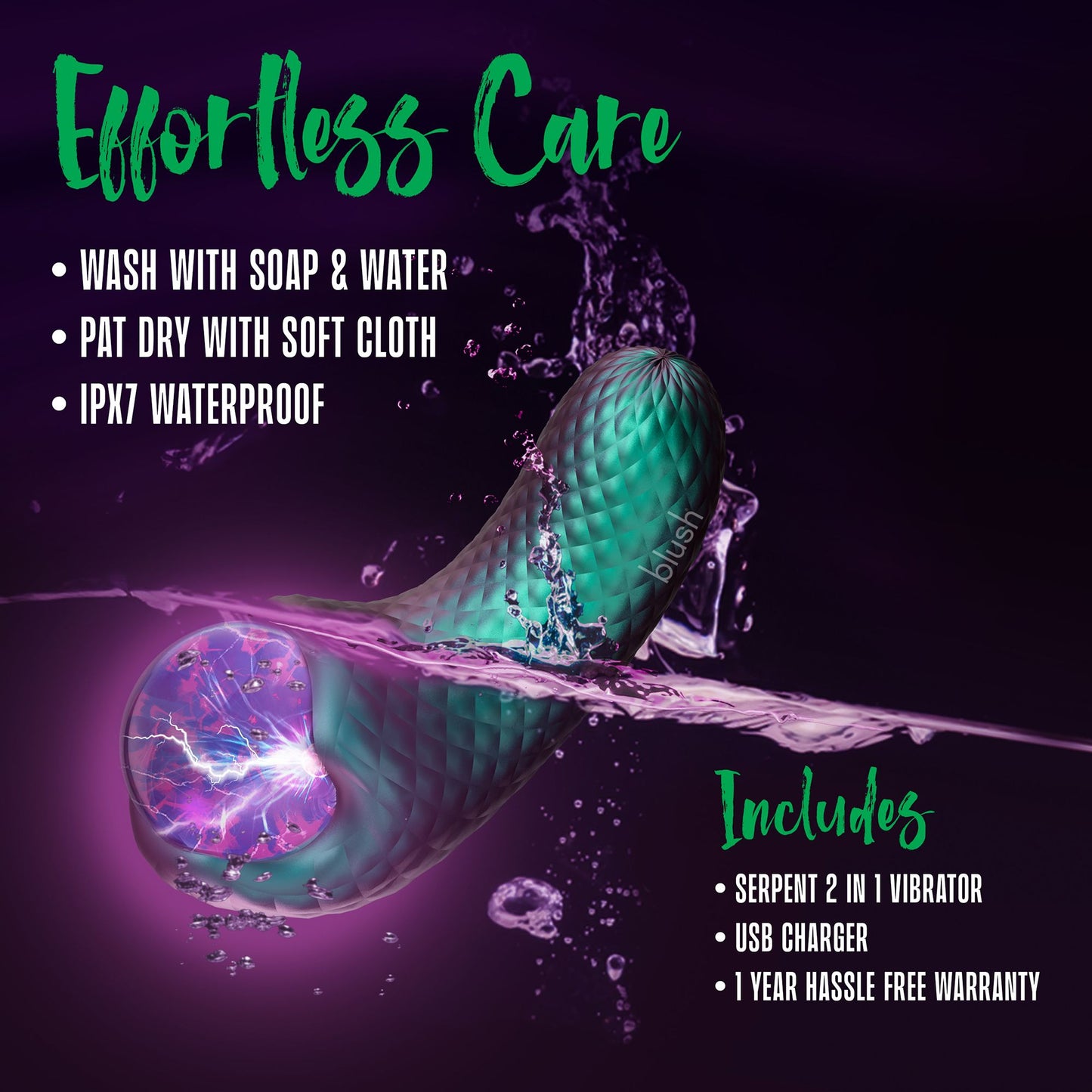 Temptasia - Temptasia Enchanted Serpent Vibrator – Clitoral Vibrator