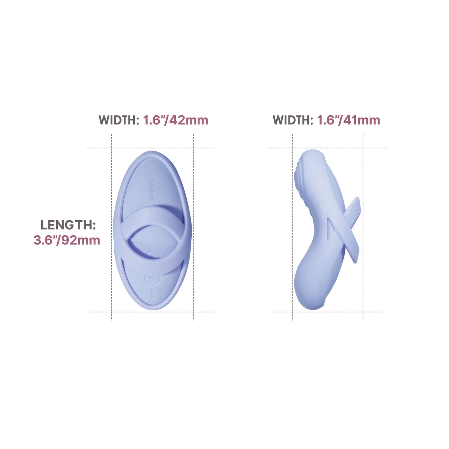 SVAKOM - Echo 2 Finger Vibrator - Sky Blue – Mini Finger Vibrator