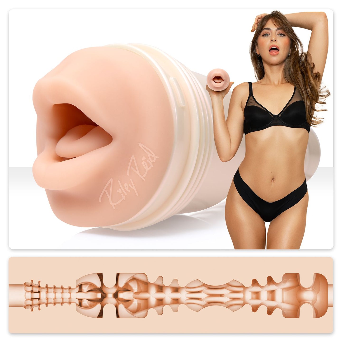 Fleshlight Girls - Riley Reid Insomnia Signature - Mouth – Male Masturbator