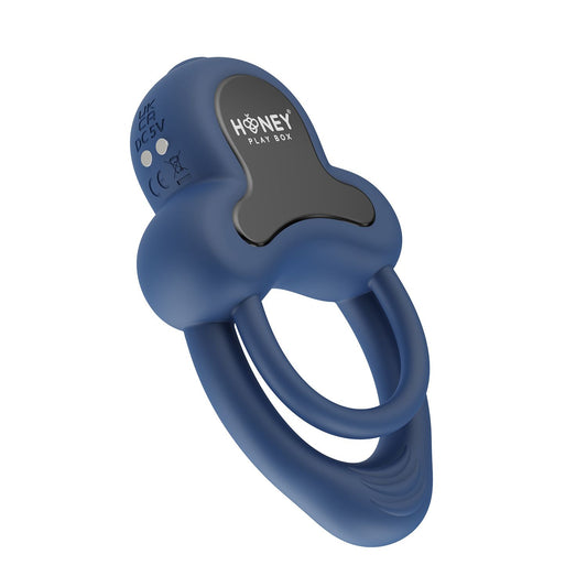 HoneyPlayBox - Anello-App-Controlled Vibrating Double Cock Ring & Clitoris – Vibrating Cock Ring