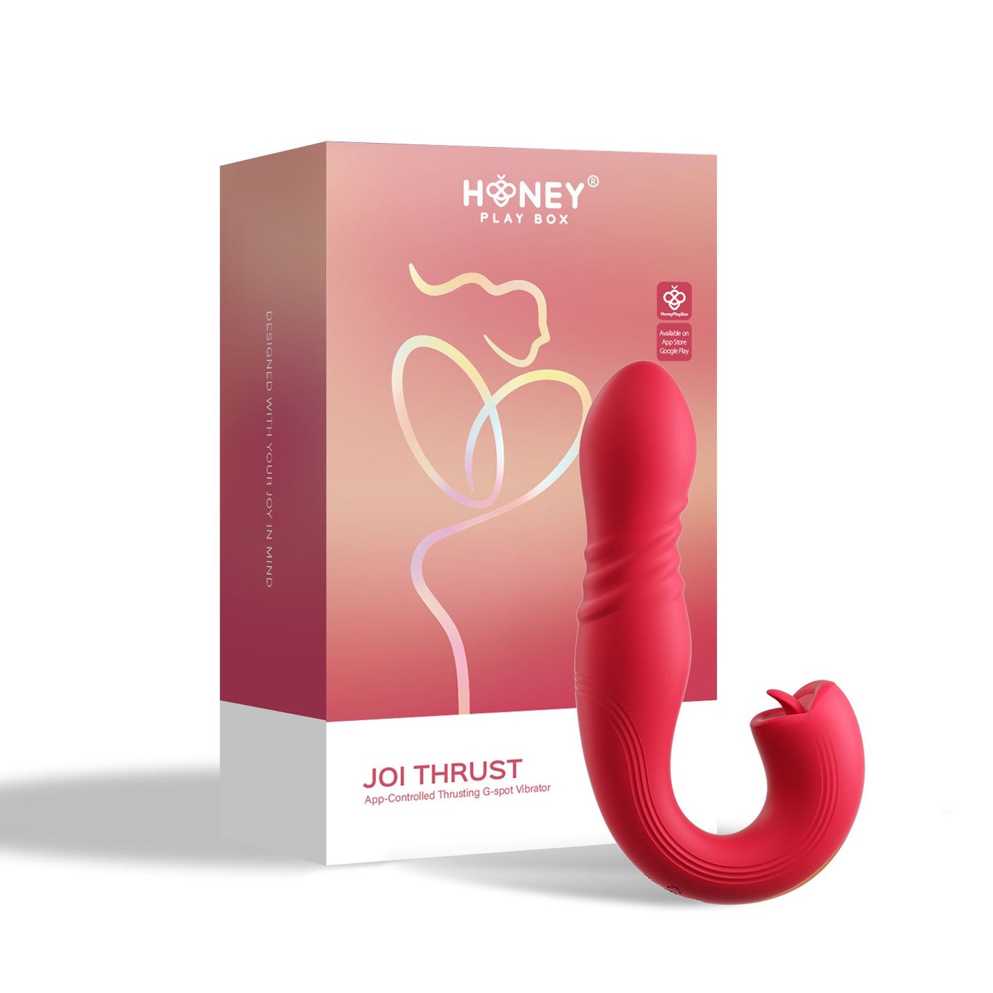 HoneyPlayBox - Joi Thrust 2 Pressure Sensing App Controlled Thrusting g-Spo – G Spot Vibrator