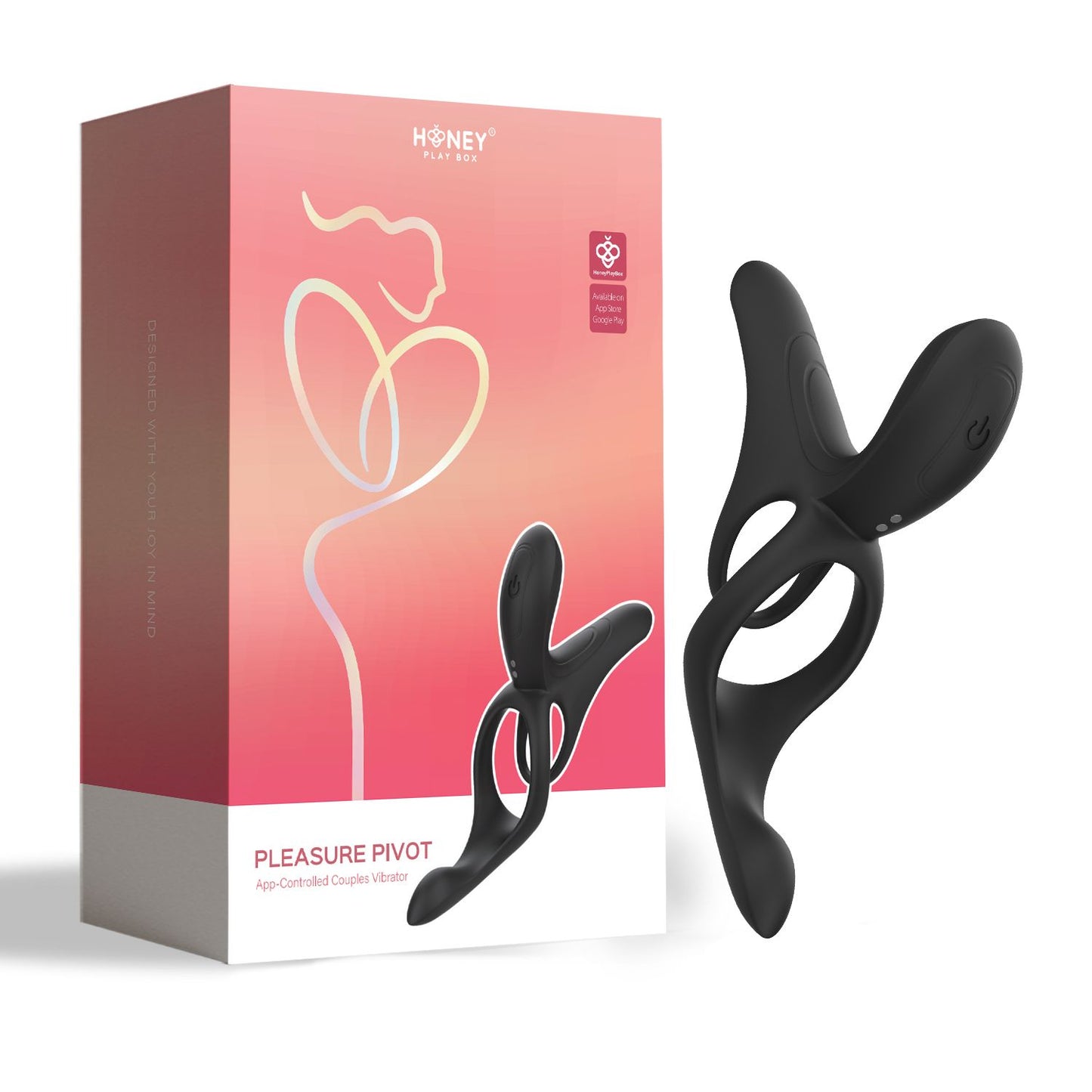 HoneyPlayBox - Pleasure Pivot App-controlled Couples Vibrator