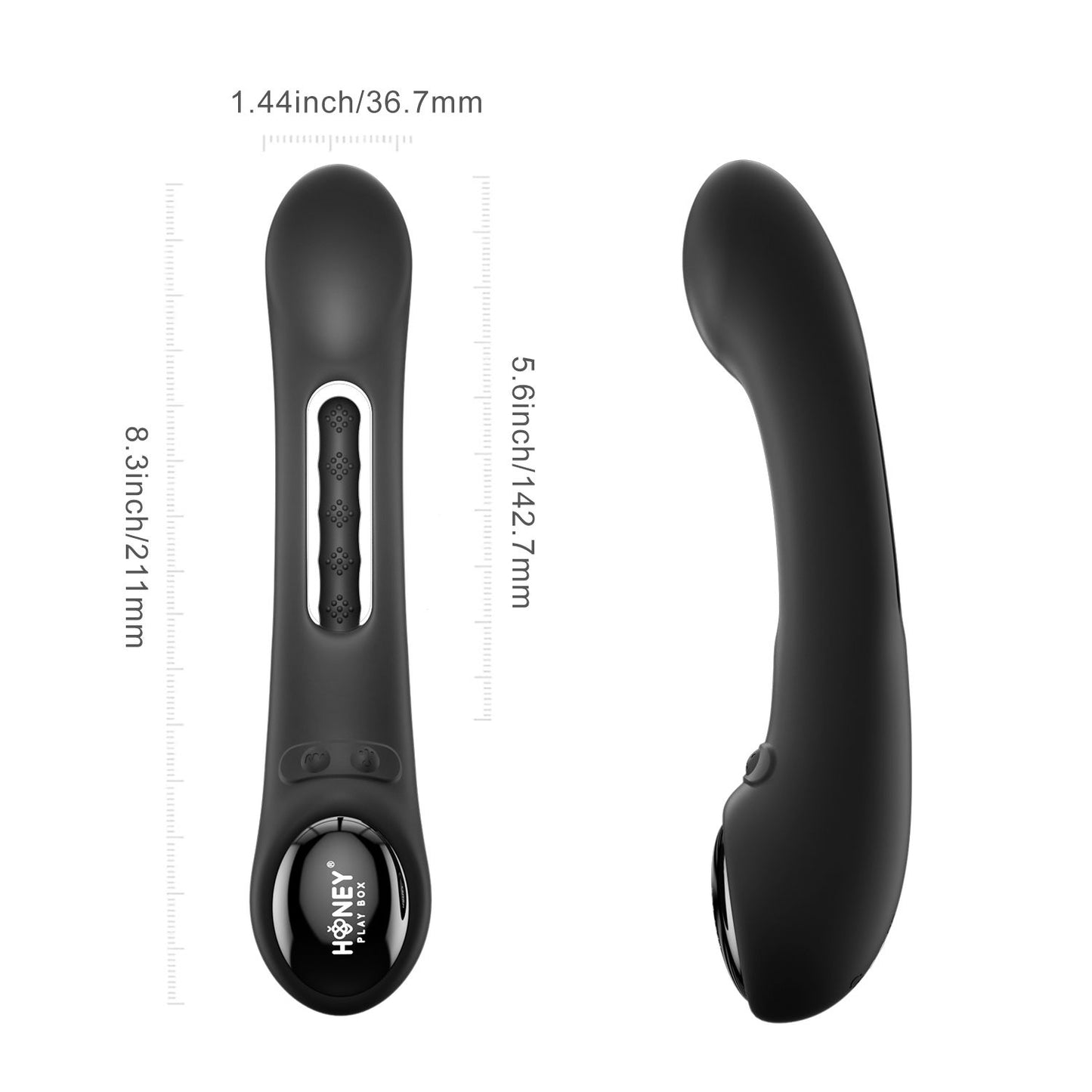 HoneyPlayBox - Tempo-Pressure Sensing App-Controlled Kinky Finger Tapping – G Spot Vibrator