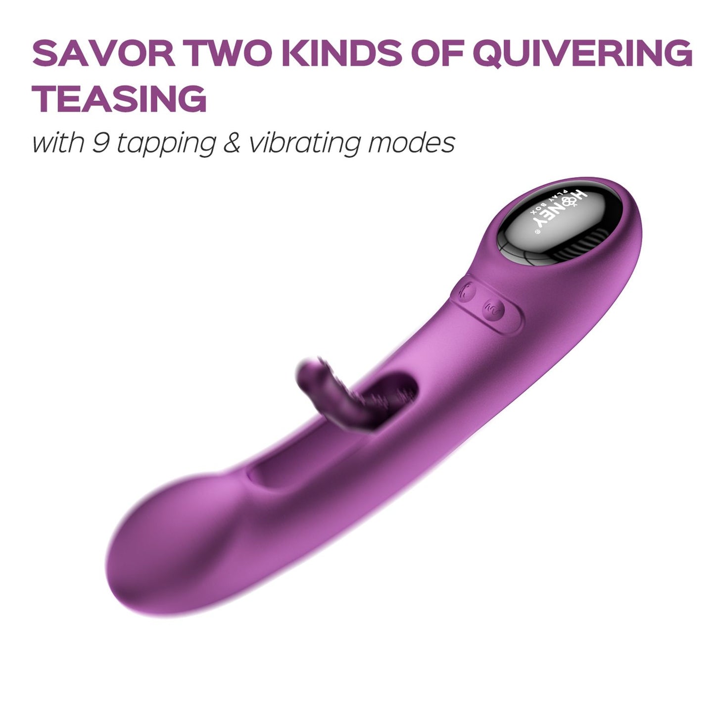 HoneyPlayBox - Tempo-Pressure Sensing App-Controlled Kinky Finger Tapping – G Spot Vibrator