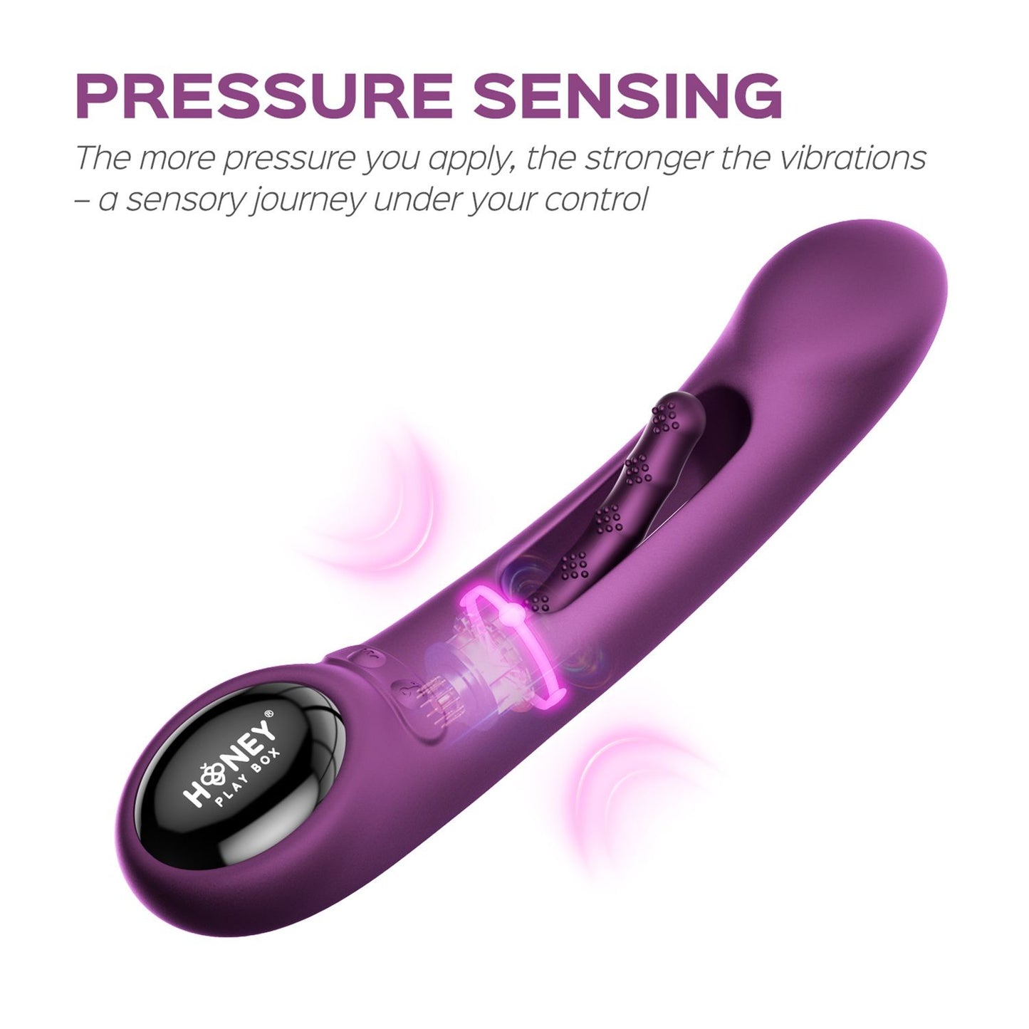 HoneyPlayBox - Tempo-Pressure Sensing App-Controlled Kinky Finger Tapping – G Spot Vibrator