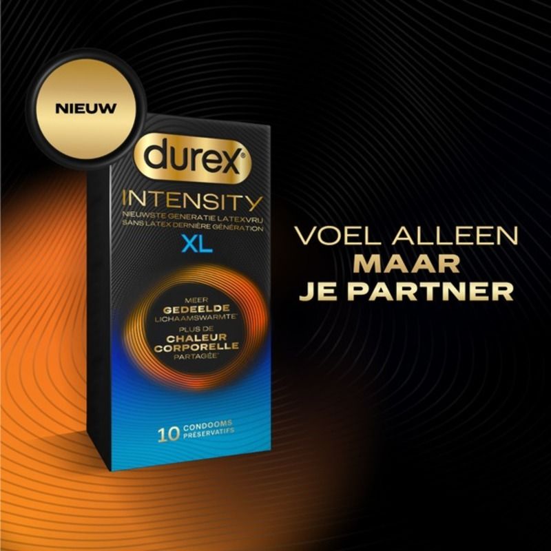 Durex - Intensity XL Condoms - 10 pcs – Large Condoms
