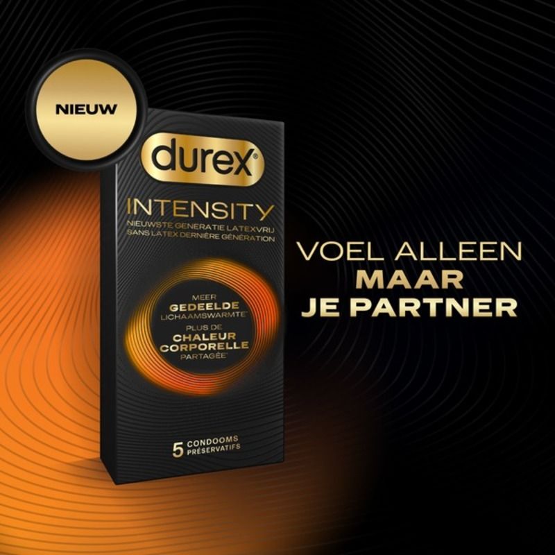 Durex - Intensity Condoms - 5 pcs – Thin Condoms