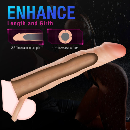 Performance Plus Silicone Penis Extender | Blush