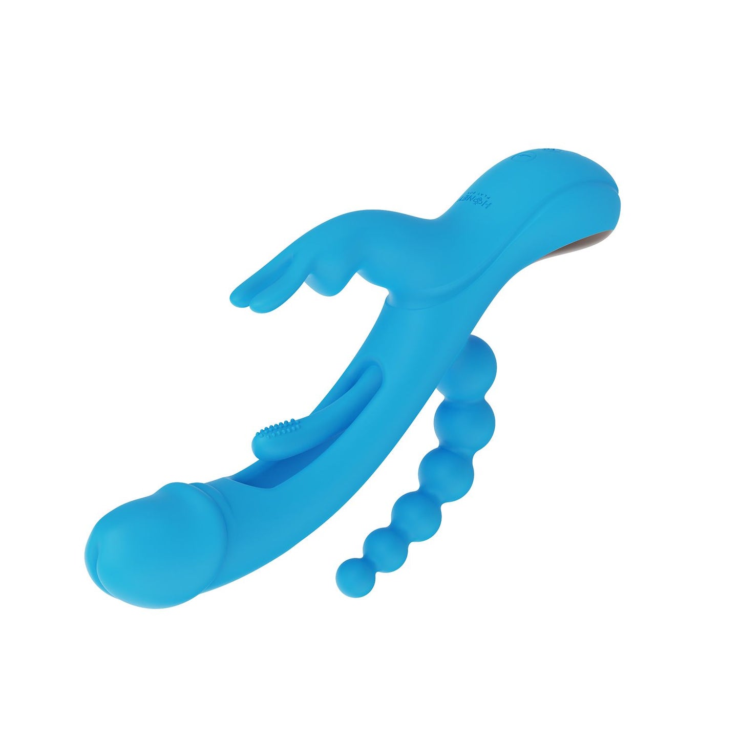 HoneyPlayBox - Trilux Kinky Finger Rabbit Vibrator - Blue – G Spot Rabbit Vibrator