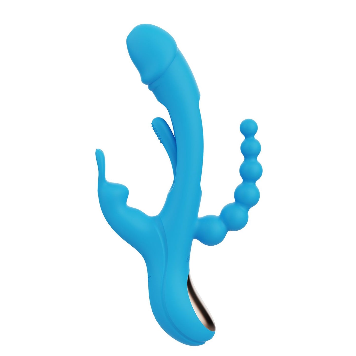 HoneyPlayBox - Trilux Kinky Finger Rabbit Vibrator - Blue – G Spot Rabbit Vibrator