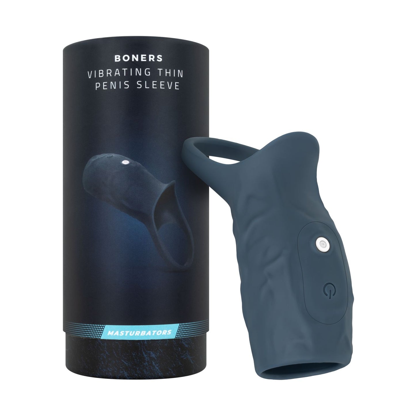 Boners - Vibrating Penis Sleeve - Blue – Penis Pump