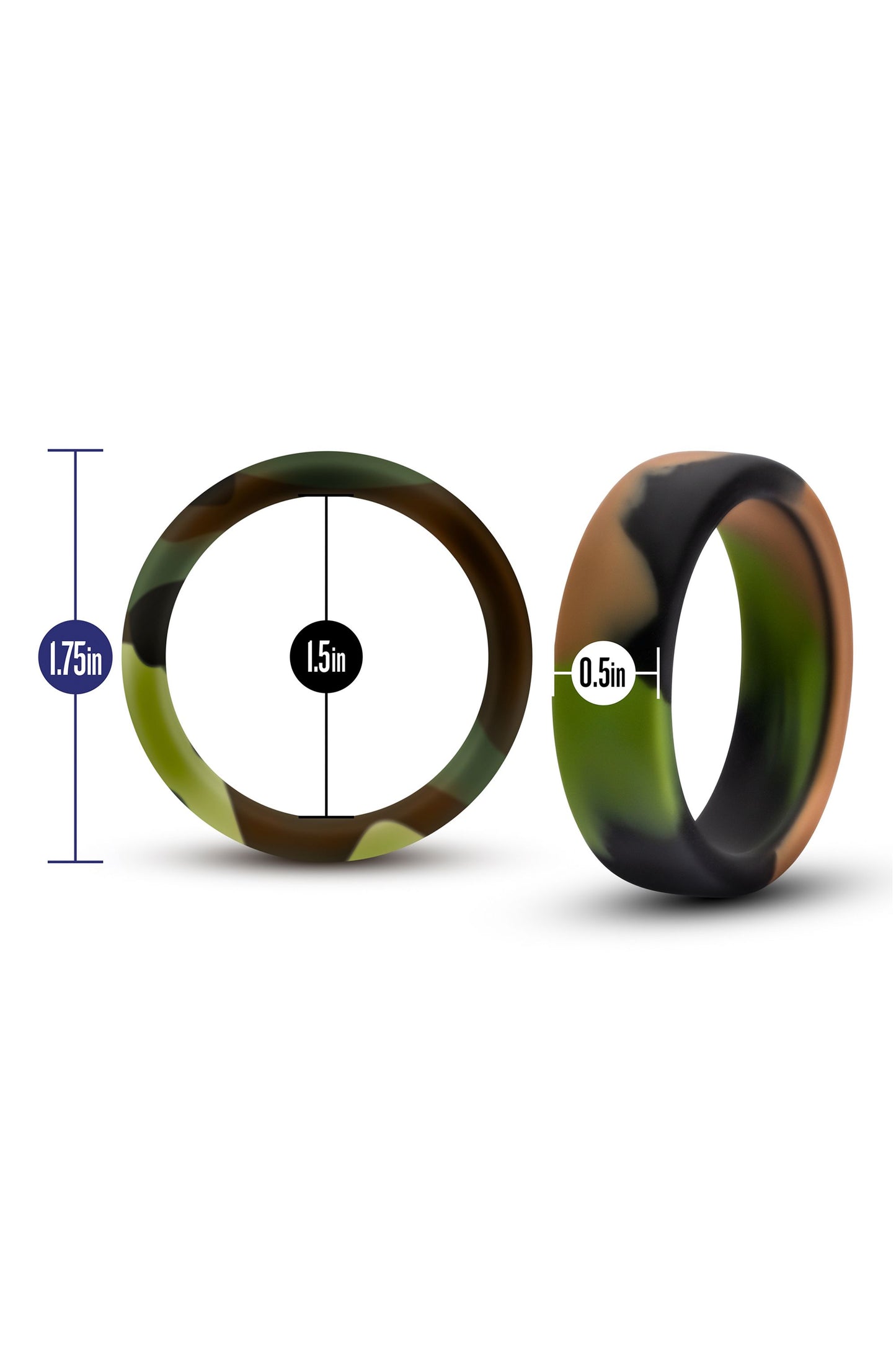 Blush - Performance Silicone Camo Cock Ring – Silicone Cock Ring