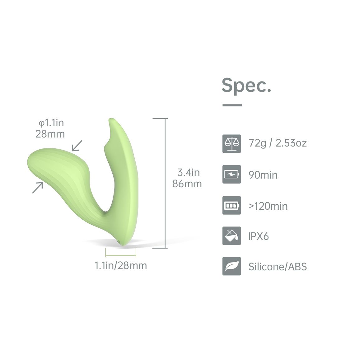 Magic Motion - Umi Smart Wearable Vibrator - Green