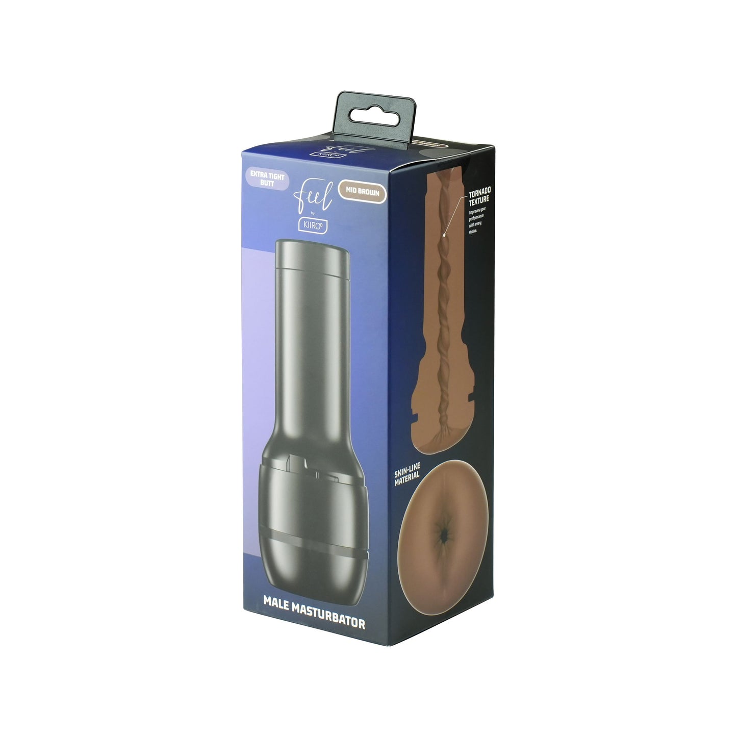 Kiiroo - Feel Stroker Extra Apertado Orifício Anal - Castanho Médio