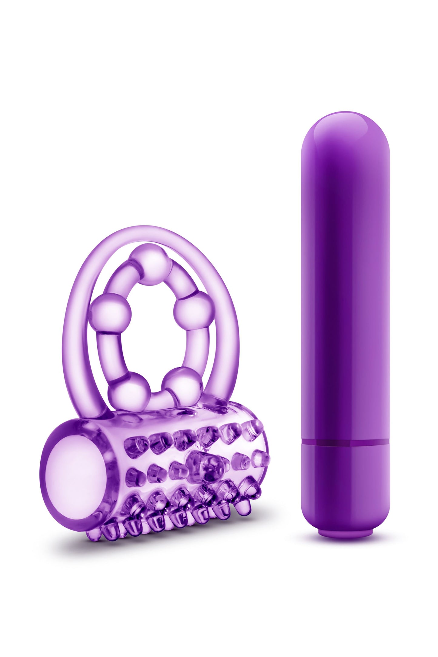 Blush - Play With Me The Player Vibrating Double Strap Cock Ring – Vibrating Cock Ring