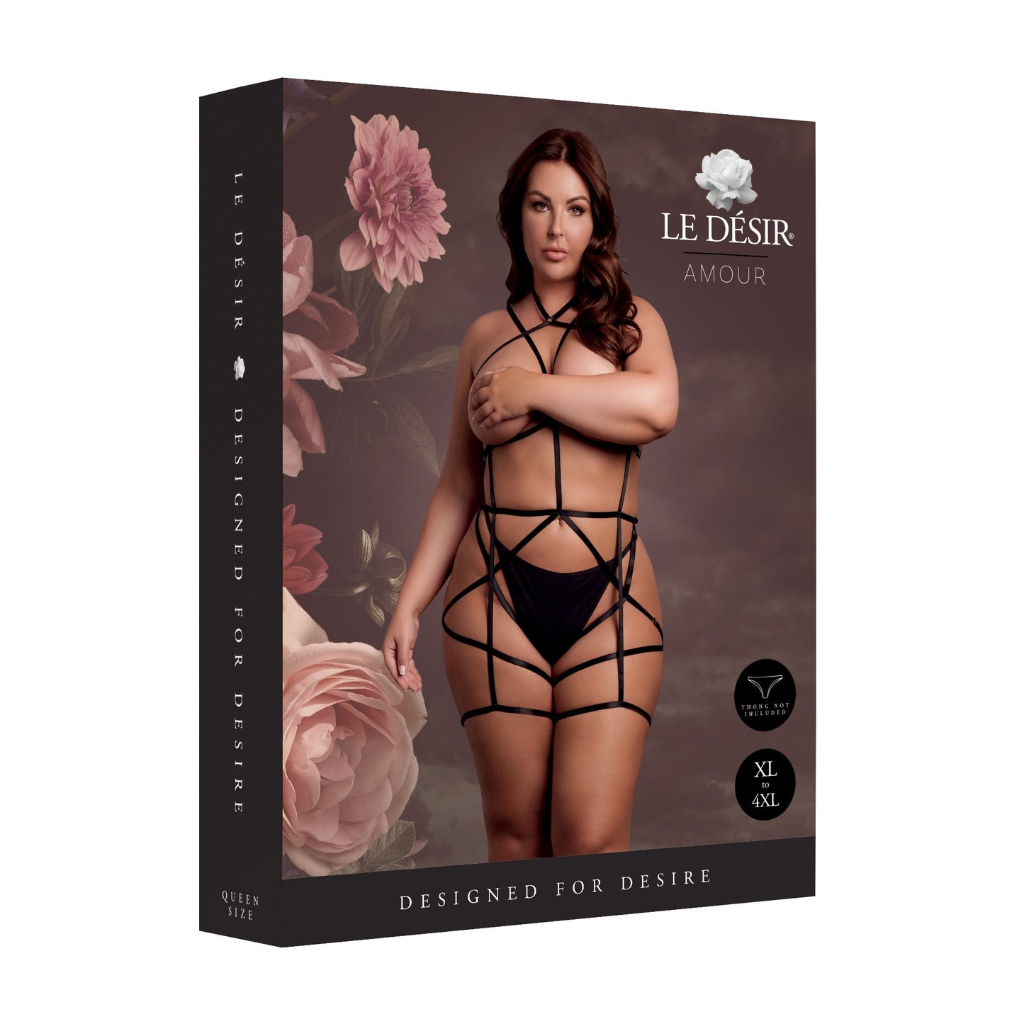 Le Desir - Strappy Open Cup Body Harness One Size - Black
