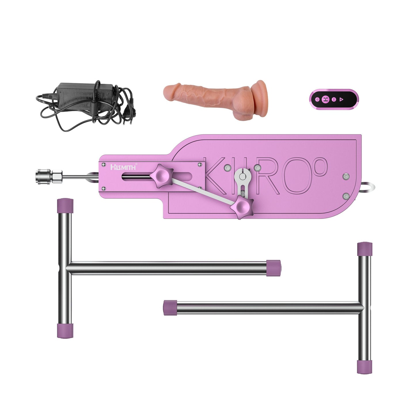 Kiiroo - PleasureDrive Interactive Sex Machine - Pink – Thrusting Sex Machine