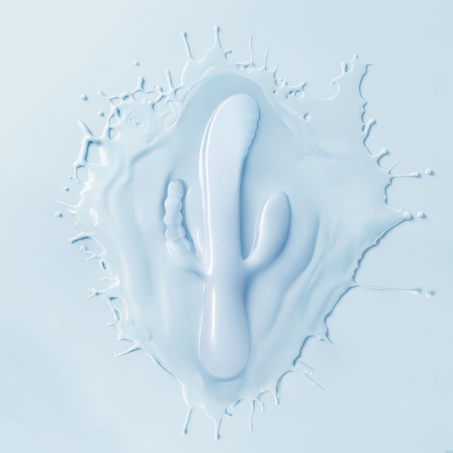 Good Vibes Only - Triple Stimulation Vibe - Soft Silicone - Blue – Rabbit Vibrator
