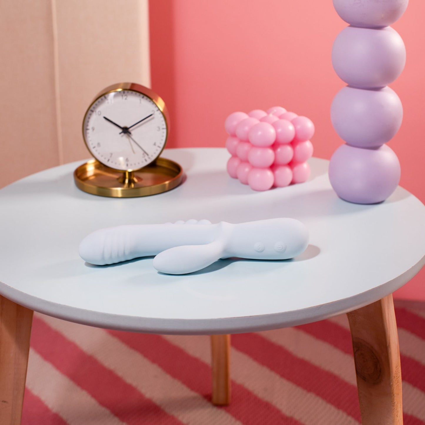 Good Vibes Only - Triple Stimulation Vibe - Soft Silicone - Blue – Rabbit Vibrator