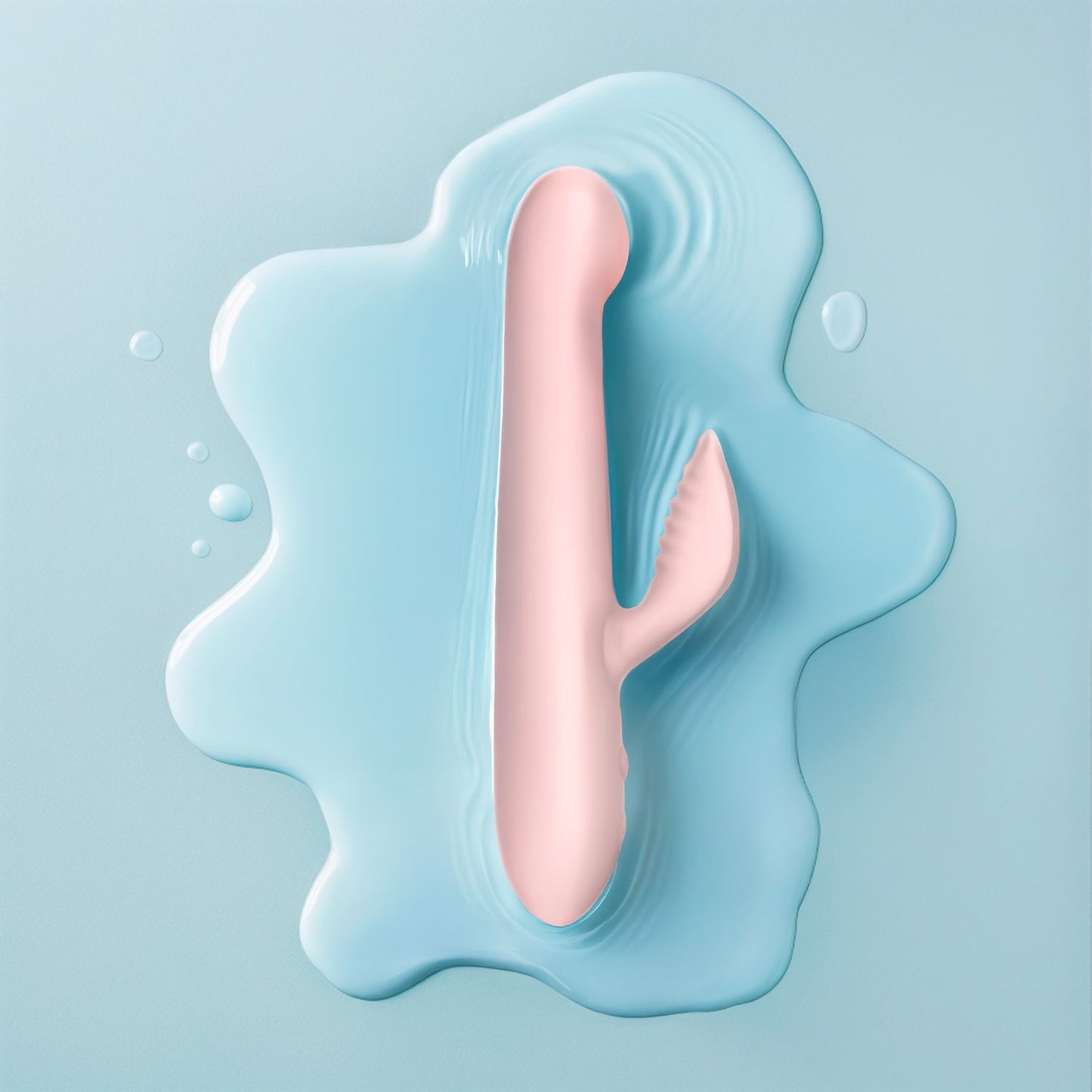 Good Vibes Only - Thrusting Vibrator - Soft Silicone - Pink – Silicone Vibrator