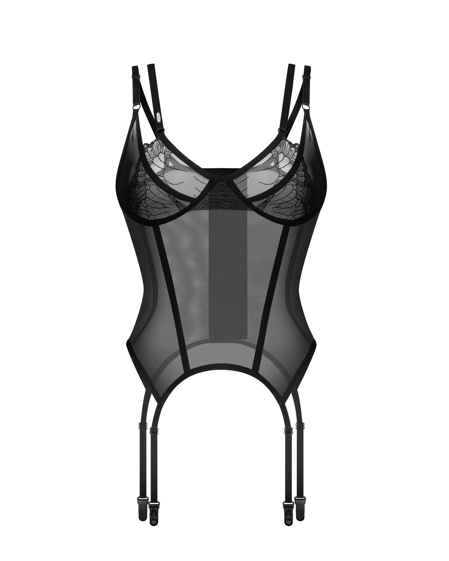 Obsessive – Arrowel Corset – Black – Lace Up Corset