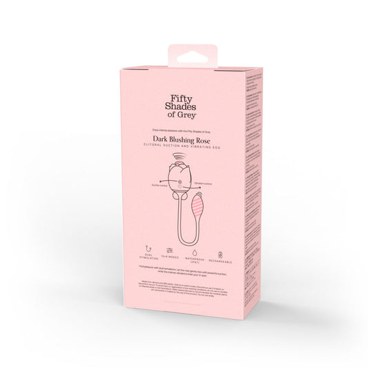Fifty Shades of Grey - Blushing Rose Suction and G-Spot Vibrator - Black – Egg Vibrator