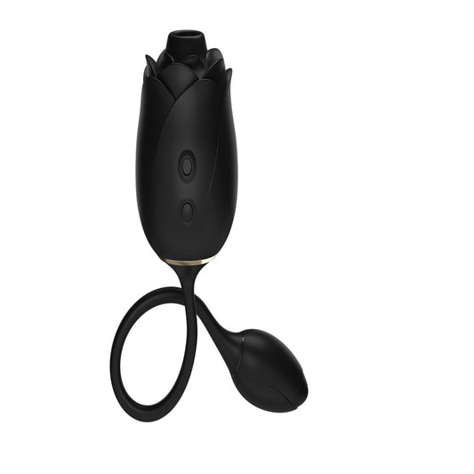 Fifty Shades of Grey - Blushing Rose Suction and G-Spot Vibrator - Black – Egg Vibrator