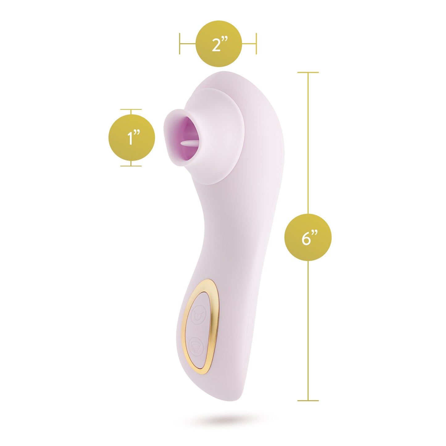 Blush - Delice Fleur Air Pulsing Vibrator - Barely Purple – Clitoral Vibrator