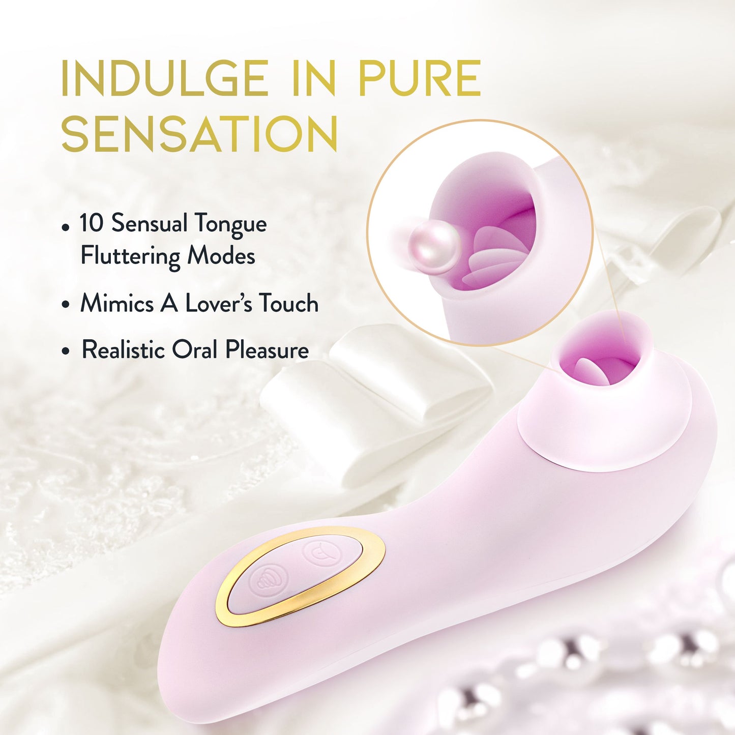 Blush - Delice Fleur Air Pulsing Vibrator - Barely Purple – Clitoral Vibrator