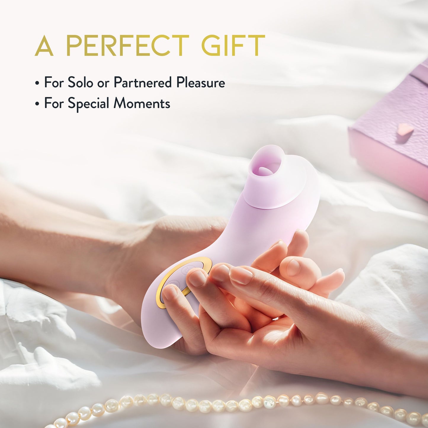 Blush - Delice Fleur Air Pulsing Vibrator - Barely Purple – Clitoral Vibrator
