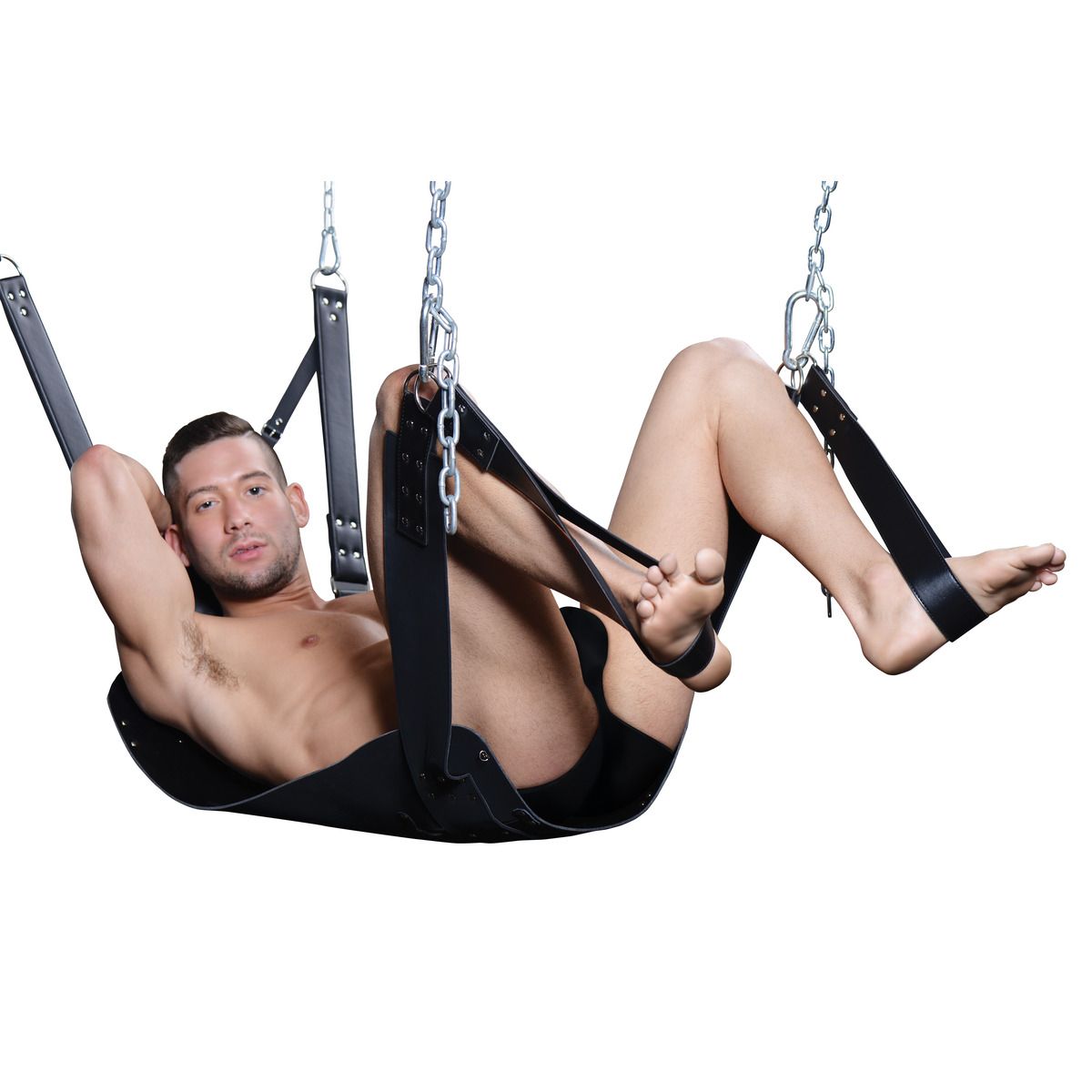 Strict - Extreme Sling - Black – Bondage Kit