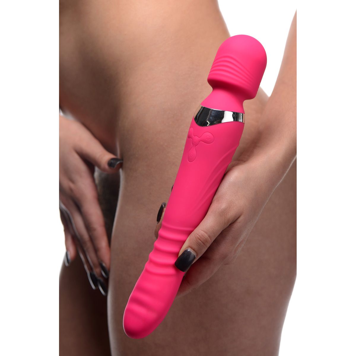 Inmi - Ultra Thrust - Her Vibrating Silicone Wand - Pink