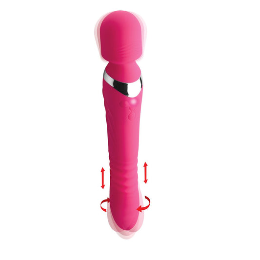 Inmi - Ultra Thrust - Her Vibrating Silicone Wand - Pink