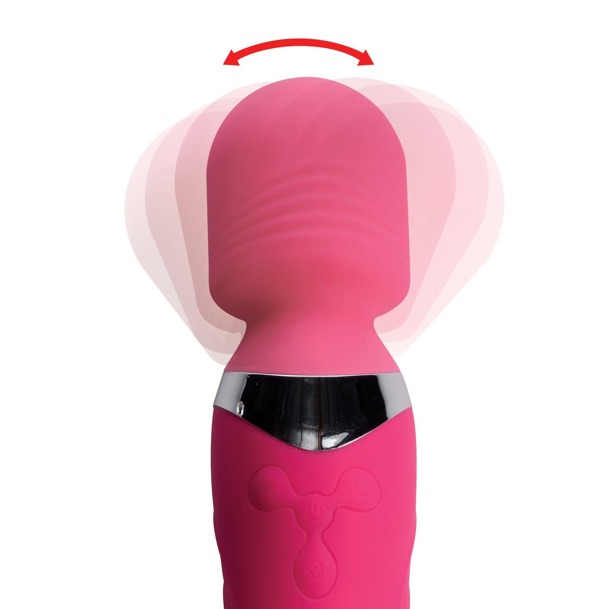Inmi - Ultra Thrust - Her Vibrating Silicone Wand - Pink