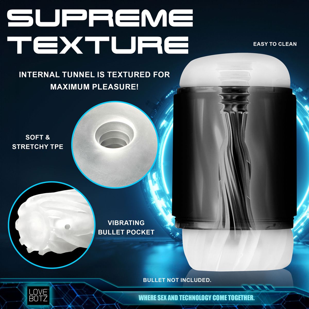 The Milker - Mega-Pod Sucking Masturbator - Black – Automatic Masturbator