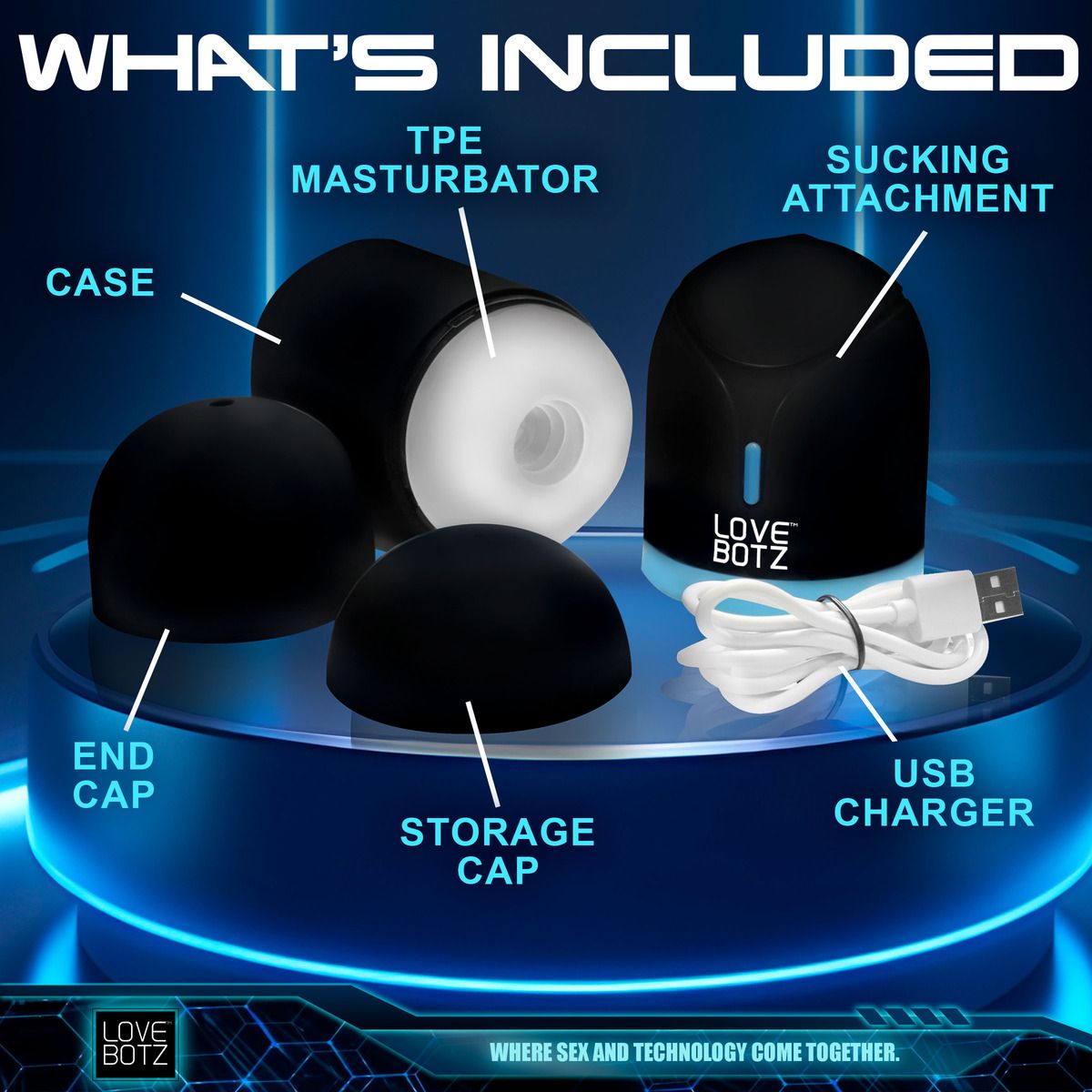 The Milker - Mega-Pod Sucking Masturbator - Black – Automatic Masturbator