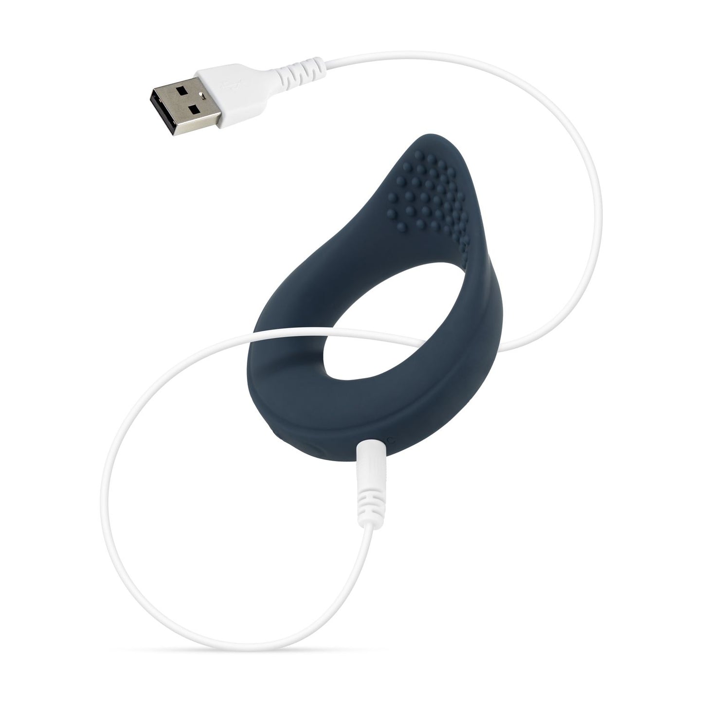 Boners - Vibrating Cock Ring with Perineum Stimulation – Rechargeable Vibrating Cock Ring