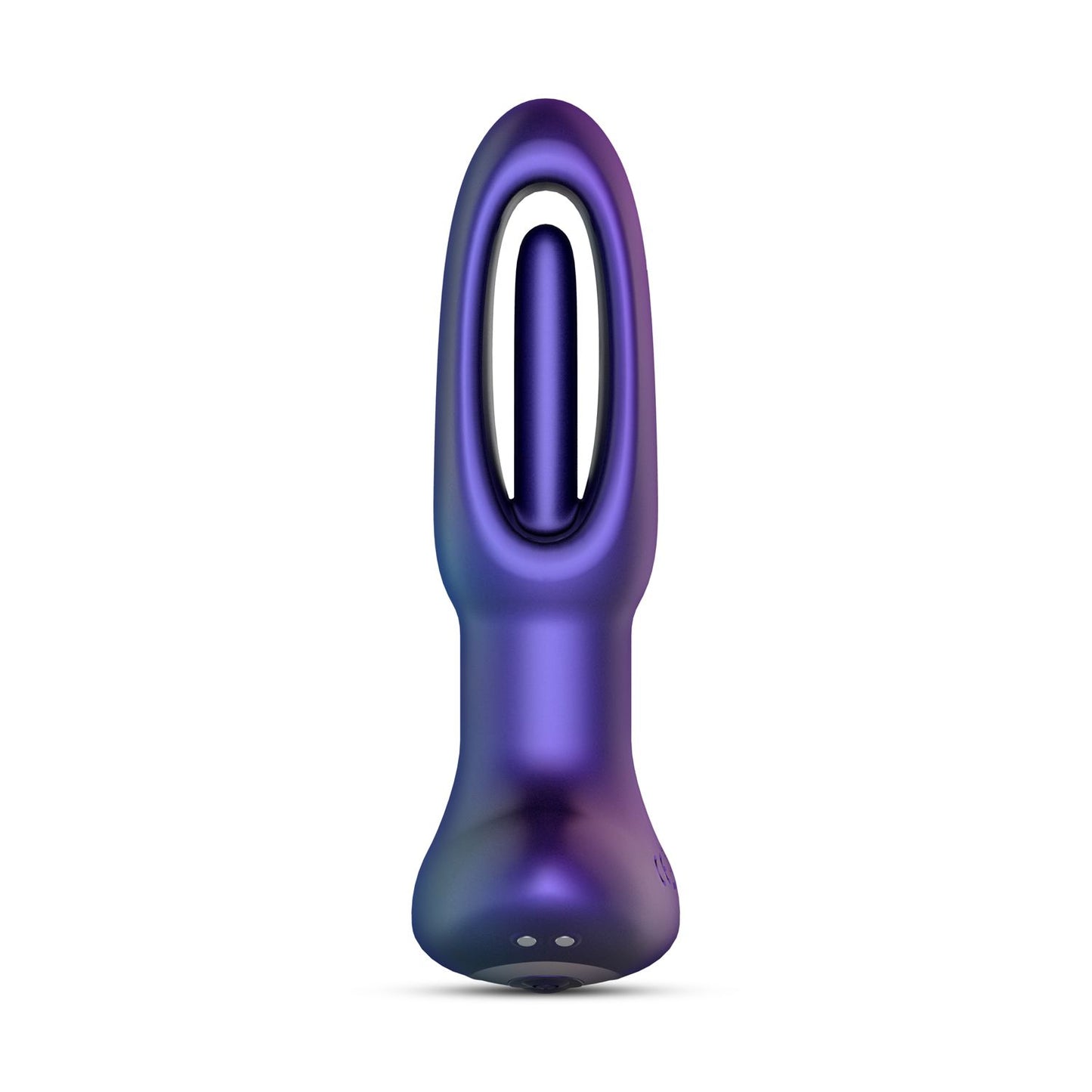 Hueman - Voyager Vibrating Butt Plug With Tapping - Purple – Remote Control Vibrating Butt Plug