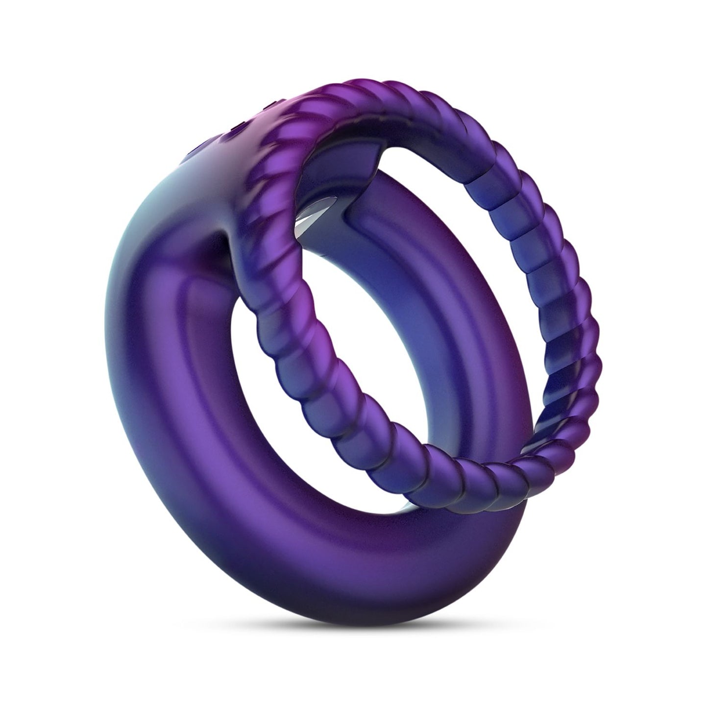 Hueman - Anel Vibratório para Pénis e Testículos Jupiter - Roxo