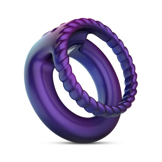 Hueman - Jupiter Vibrating Cock and Ball Ring - Purple – Vibrating Cock Ring