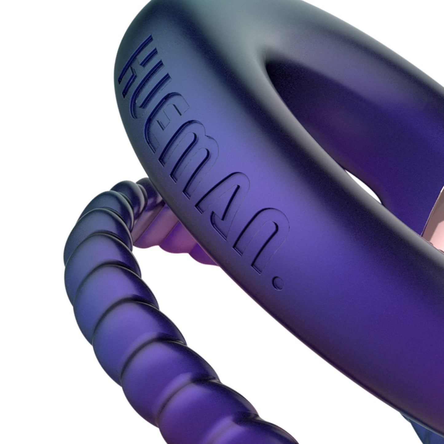 Hueman - Anel Vibratório para Pénis e Testículos Jupiter - Roxo