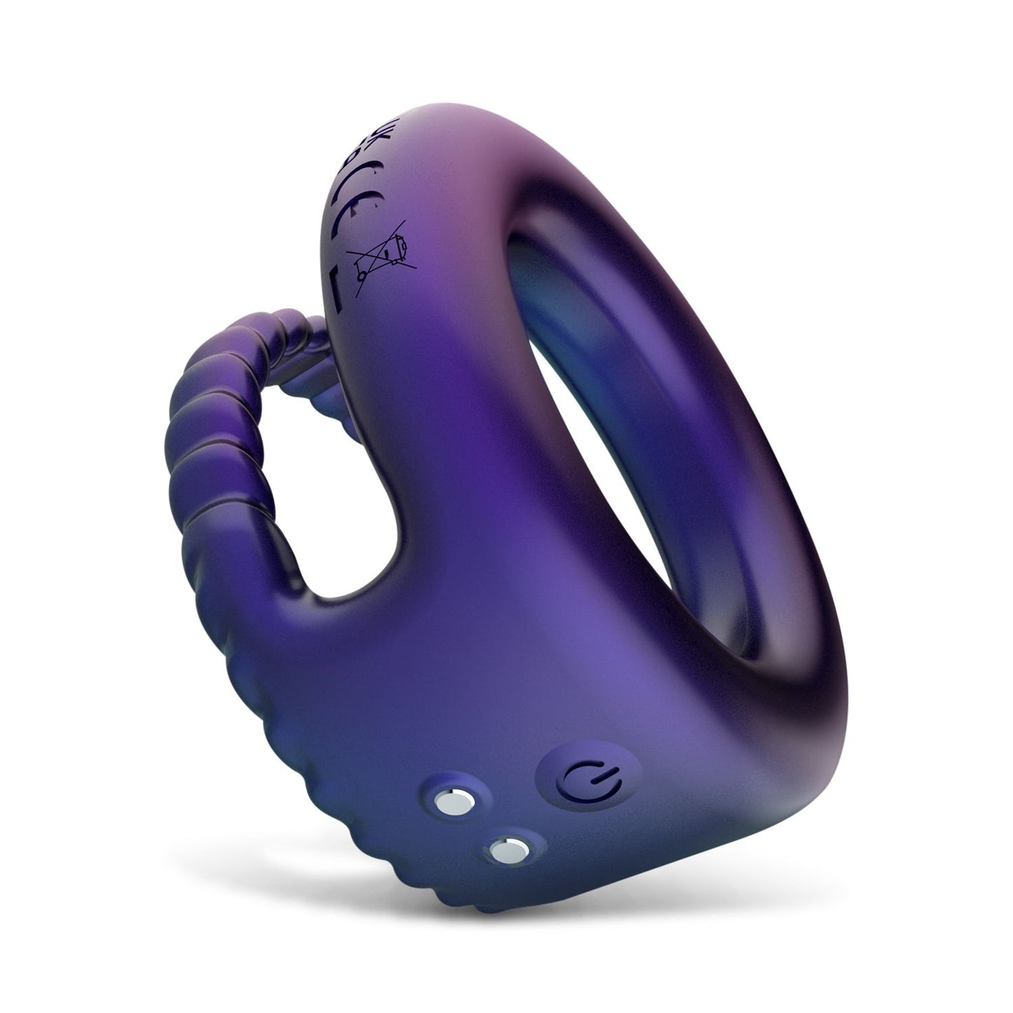 Hueman - Anel Vibratório para Pénis e Testículos Jupiter - Roxo