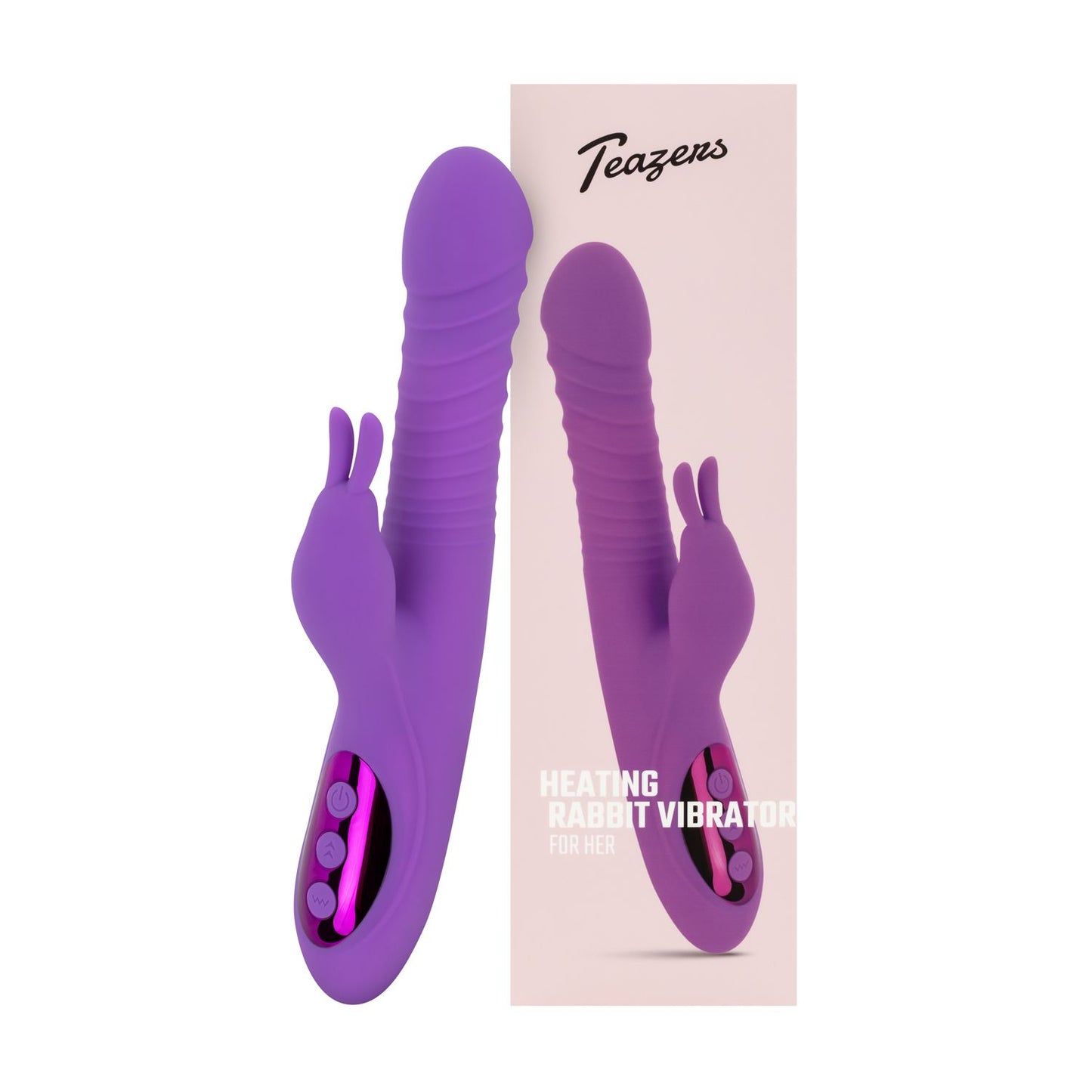 Teazers – Thrusting, Warming Rabbit Vibrator – Purple – Thrusting Rabbit Vibrator
