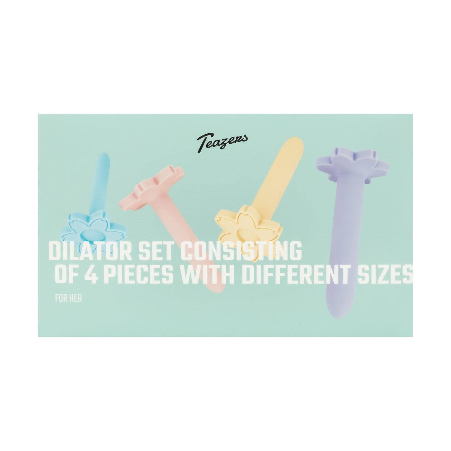 Teazers - Vagina Dilator Set - 4pcs – Water Based Lubricant