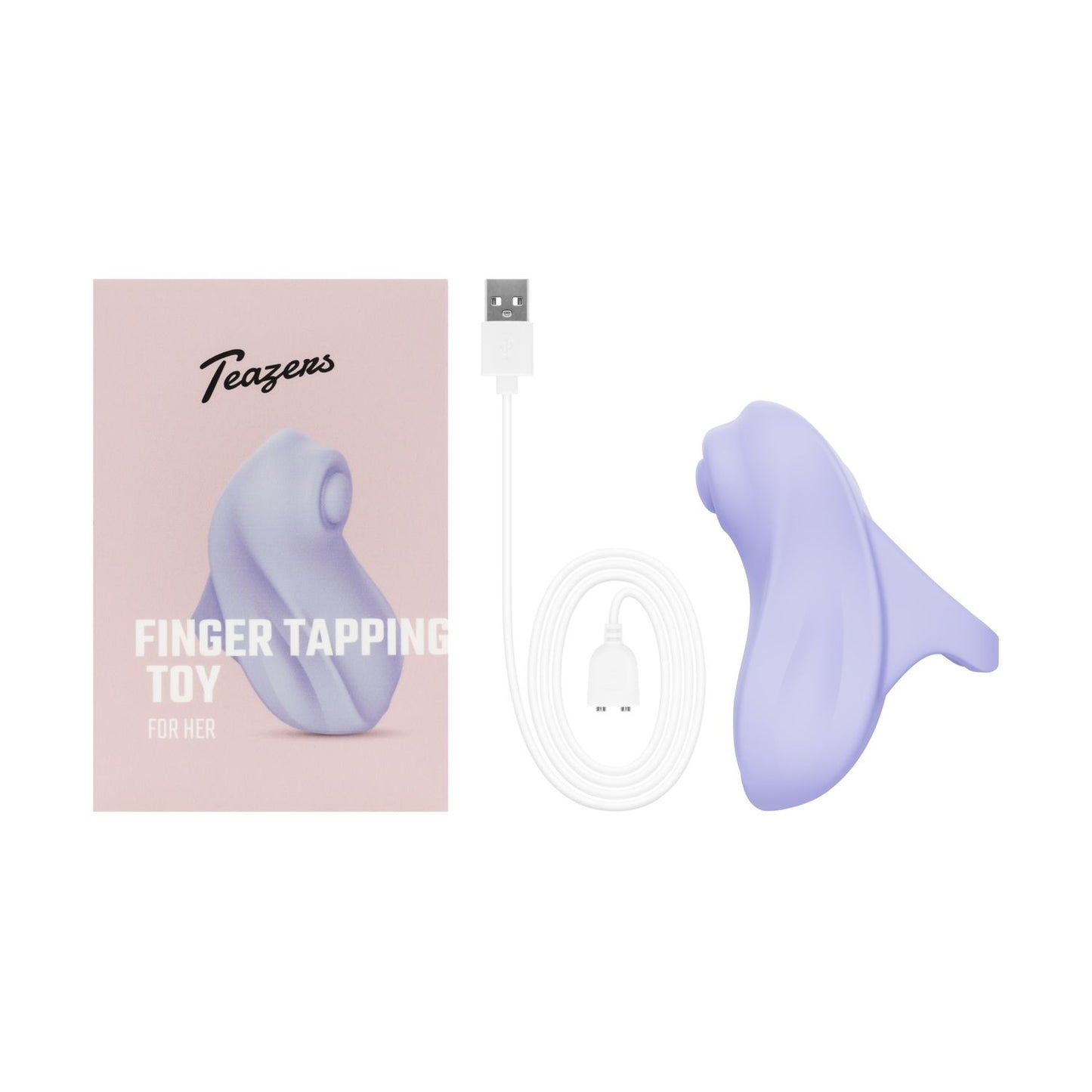 Teazers - Finger Vibrator Tapping Toy - Purple – Mini Finger Vibrator