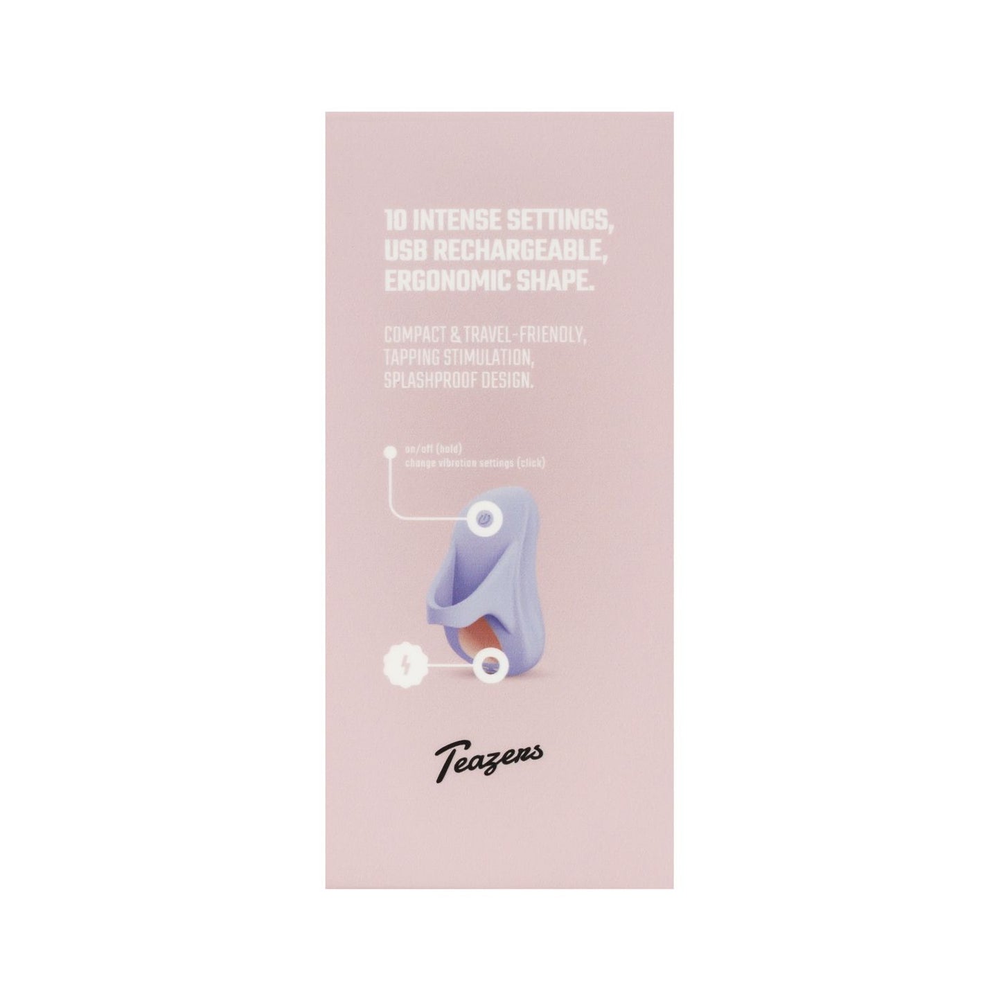 Teazers - Finger Vibrator Tapping Toy - Purple – Mini Finger Vibrator