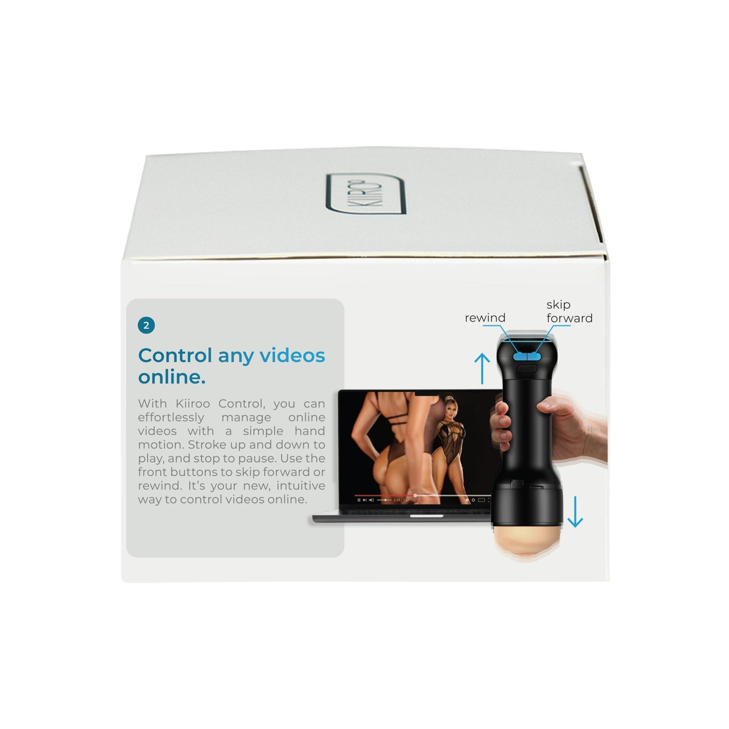 Kiiroo – Control Stroker Controller – Black – Male Masturbator