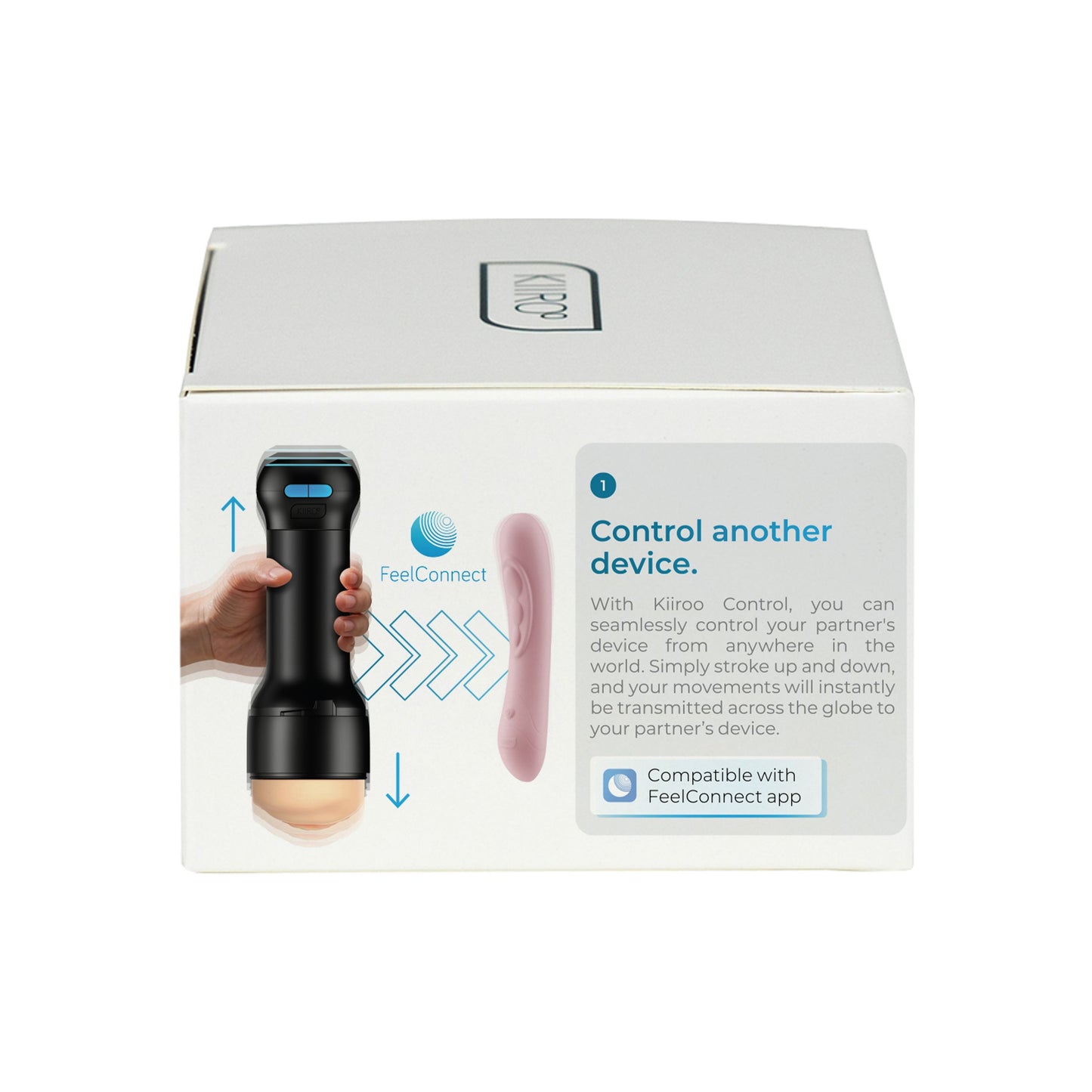Kiiroo – Control Stroker Controller – Black – Male Masturbator