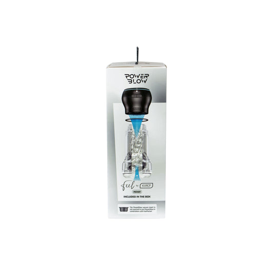 Kiiroo – Feel Crystal Stroker Set – With PowerBlow Suction – Automatic Masturbator