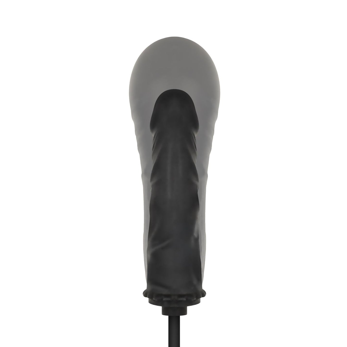 Coleção Anal - Dildo Insuflável com Bomba 14,5 cm - Preto